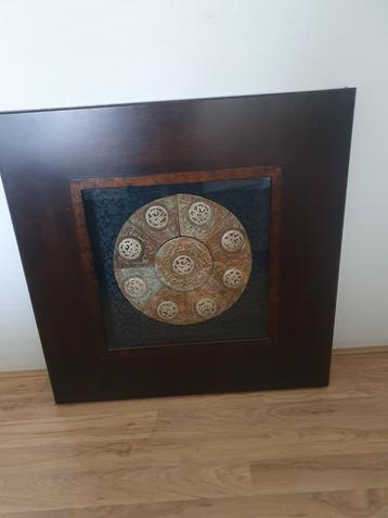 Chinees Ornament in Houten Frame beschikbaar voor biedingen
