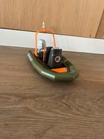 Schleich rubbere motorboot, Ophalen, Zo goed als nieuw