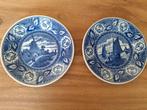 2 Delfts Blauw borden, Ophalen of Verzenden