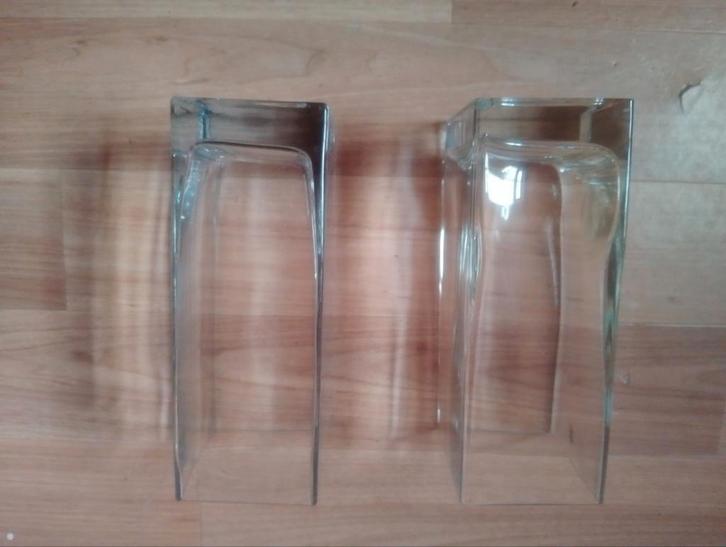 Glazen Vazen Set, Antiek en Kunst, Antiek | Vazen, Ophalen