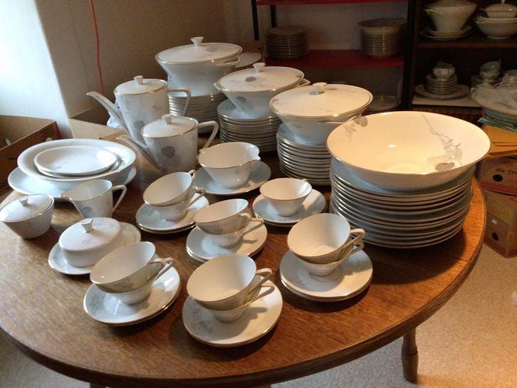 Tettau Konigl.prv., Antiek en Kunst, Antiek | Servies compleet, Ophalen of Verzenden