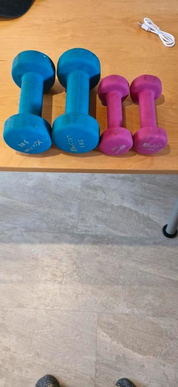 Kaytan Dumbbells - 2x3kg & 2x1kg beschikbaar voor biedingen