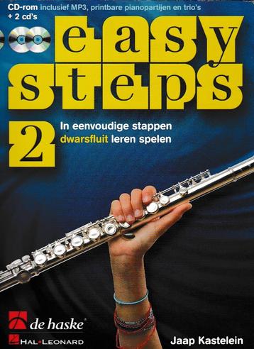 Easy Steps 2 Dwarsfluit met alle 3 CDs  beschikbaar voor biedingen