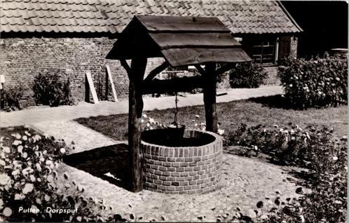 Putten - Dorpsput (1959), Verzamelen, Ansichtkaarten | Nederland, Gelopen, Gelderland, 1940 tot 1960, Verzenden