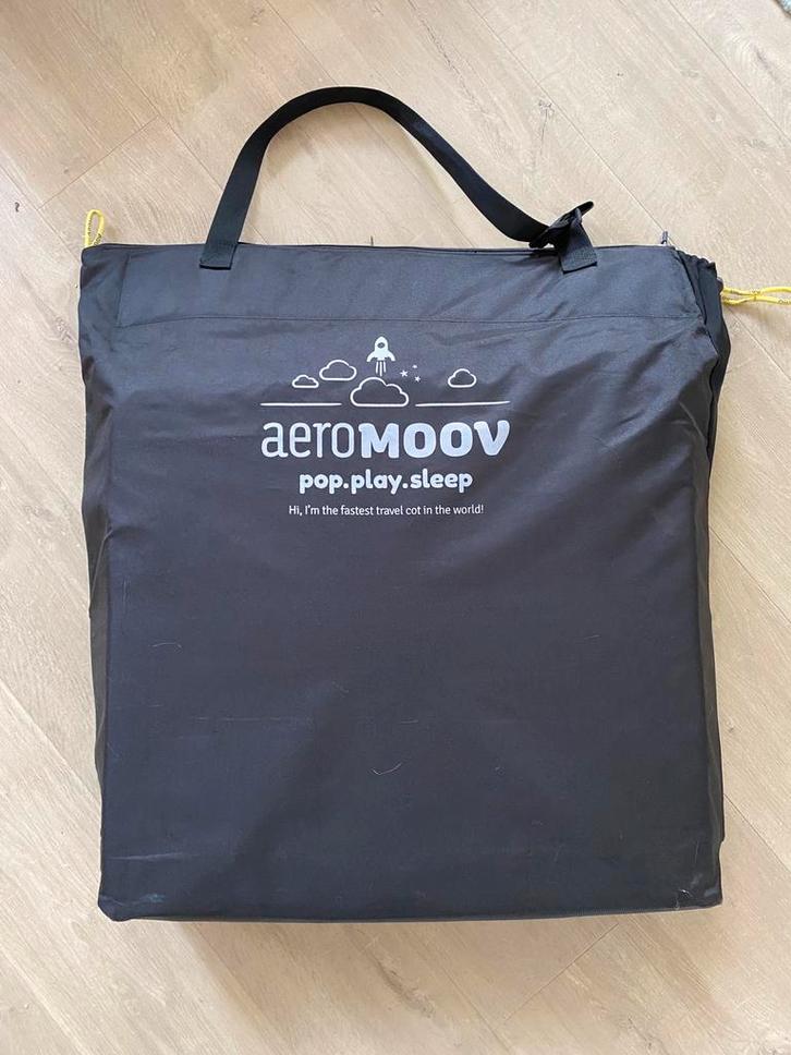 Aeromoov reisbedje box campingbedje Sand, Kinderen en Baby's, Babywiegjes en Ledikanten, Gebruikt, Reisbedje, Ophalen