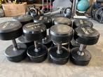 Inotec rubberen dumbells 17,5 - 25 kg dumbell set gewichten, Sport en Fitness, Fitnessmaterialen, Ophalen, Dumbbell, Gebruikt