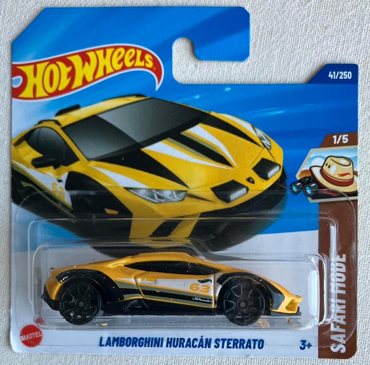 Hot Wheels Lamborghini Huracan Sterrato  Hotwheels geel, Hobby en Vrije tijd, Modelauto's | Overige schalen, Nieuw, Ophalen of Verzenden