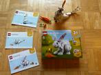 Complete Lego 3-in-1 set met konijn, zeehond en kaketoe, Ophalen of Verzenden, Zo goed als nieuw, Complete set, Lego