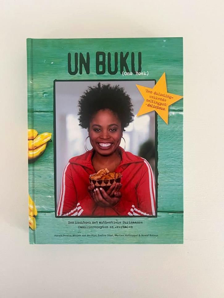 Un Buku: Surinaams Kookboek, Boeken, Kookboeken, Zo goed als nieuw, Hoofdgerechten, Zuid-Amerika, Gezond koken, Ophalen