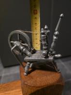 Tinnen Spinnewiel Miniatuur, Ophalen of Verzenden