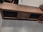 Tv meubel acaciahout, Huis en Inrichting, Ophalen, Gebruikt, 150 tot 200 cm, Minder dan 100 cm