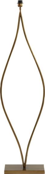 Light & Living vloerlamp Okno Antiek Brons 140 cm, Huis en Inrichting, Lampen | Vloerlampen, Ophalen of Verzenden, Nieuw, Metaal