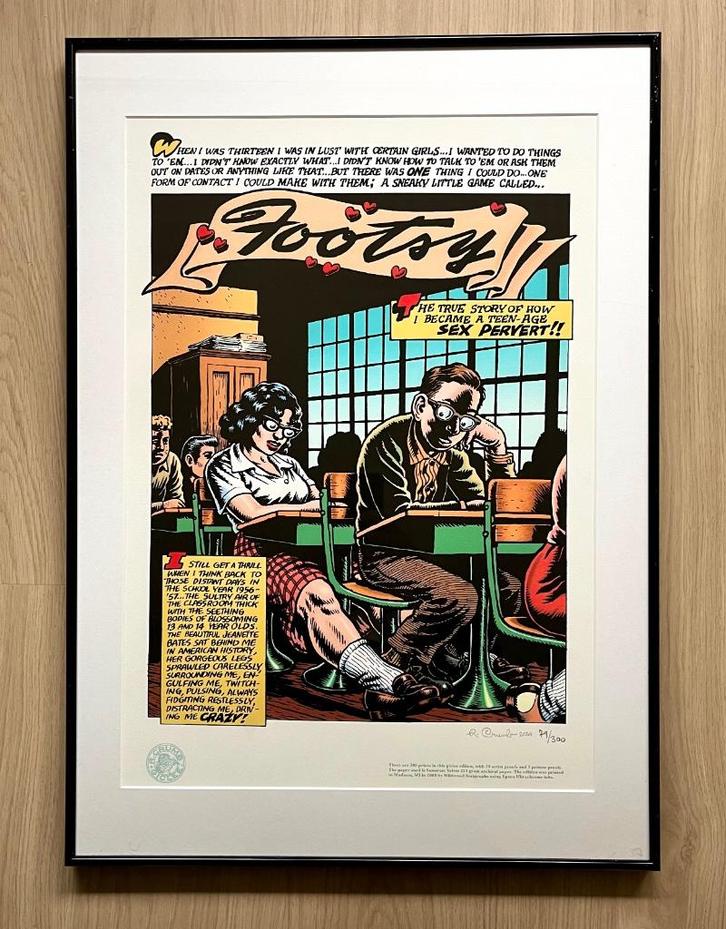 Robert Crumb - Footsy - genummerd en gesigneerd, Boeken, Stripboeken, Nieuw, Eén stripboek, Ophalen of Verzenden