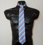 Lila gestreepte stropdas van 100% zijde van Ferrari, Verzenden, Nieuw, Paars, Met patroon