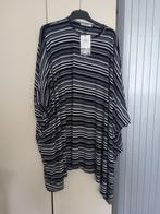 Nieuwe muni muni zwart wit gestreepte poncho (one size), Maat 38/40 (M), Verzenden, Zwart, Nieuw