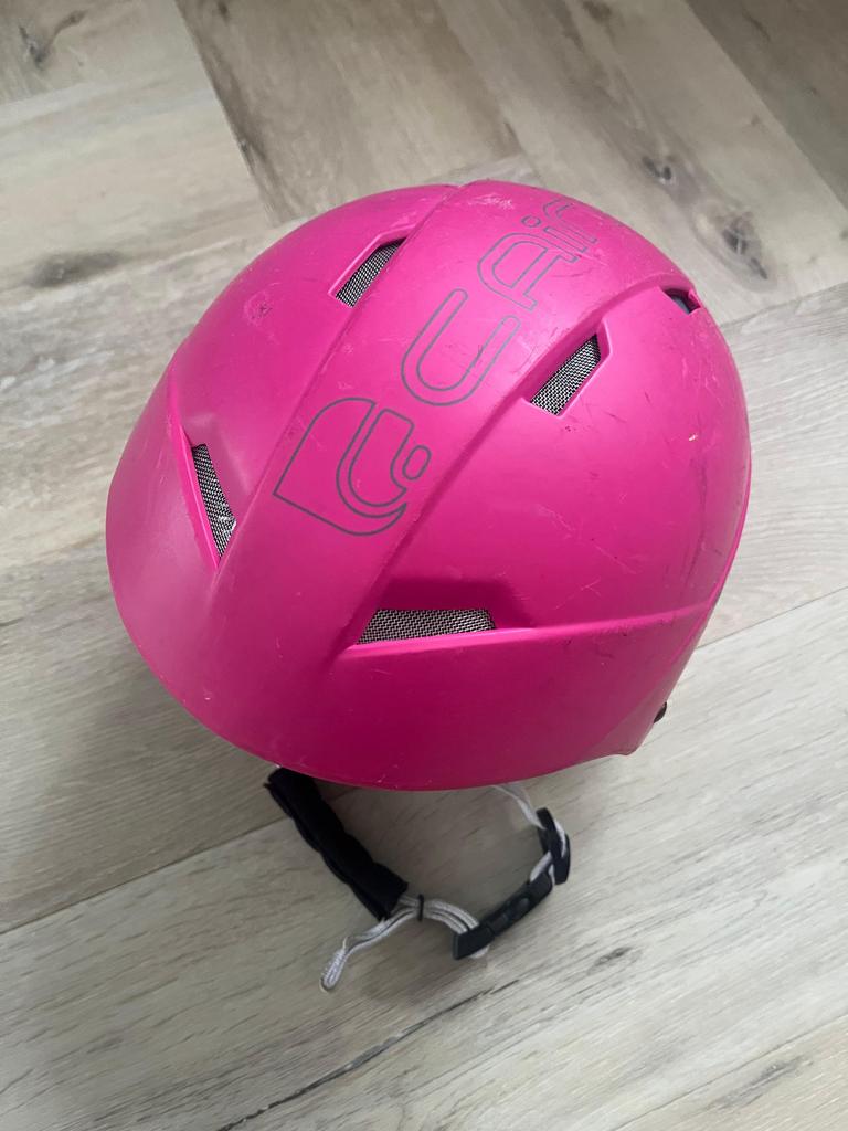 Skihelm Kinder Maat 51-53cm, Gebruikt, Overige typen, Skiën, Ophalen