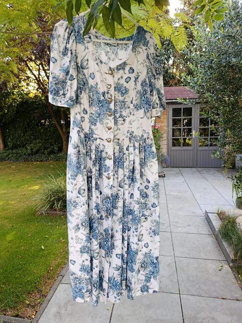 Vintage Berwin&Wolf Trachten Jurk - Maat M, Kleding | Dames, Jurken, Zo goed als nieuw, Maat 38/40 (M), Blauw, Onder de knie, Ophalen of Verzenden