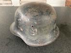 Duitse helm origineel WW2 Stahlhelm met binnenwerk M42, Verzamelen, Militaria | Tweede Wereldoorlog, Duitsland, Ophalen of Verzenden