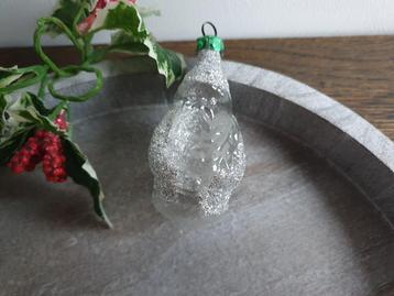 vintage kerstbal kerstman glas 301 beschikbaar voor biedingen