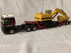 Mercedes Actros vrachtwagen met dieplader met caterpillar, Ophalen of Verzenden, Zo goed als nieuw, Bus of Vrachtwagen