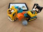 Duplo 10931 graafmachine en kiepwagen, Kinderen en Baby's, Speelgoed | Duplo en Lego, Ophalen of Verzenden, Gebruikt, Complete set