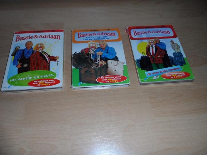 DVD'S VAN BASSIE EN ADRIAAN, Cd's en Dvd's, Dvd's | Kinderen en Jeugd, Zo goed als nieuw, Alle leeftijden, Ophalen of Verzenden