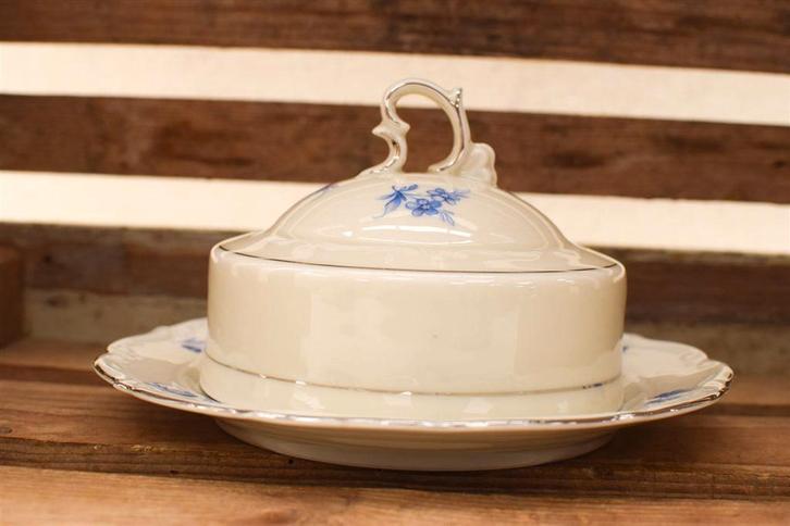 JGZ H Handelsmerk porseleinen Ronde Botervloot 49790, Huis en Inrichting, Keuken | Servies, Gebruikt, Bord(en), Wedgwood, Aardewerk