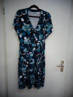 Gerry Weber jurk, maat 38, zwart, wit en teal. Kort mouwtje, Maat 38/40 (M), Zwart, Ophalen of Verzenden, Zo goed als nieuw