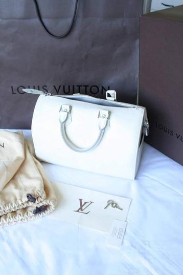 Louis Vuitton Speedy 25 Epi Leather Ivory beschikbaar voor biedingen