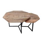 Industriële Salontafel Vintage Bijzettafel Koffietafel Mango, Nieuw, De Hanze Herten, Minder dan 50 cm, 50 tot 100 cm