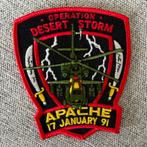 Patch US Army AH-64A Apache Desert Storm, Verzamelen, Militaria | Algemeen, Embleem of Badge, Amerika, Ophalen of Verzenden, Landmacht