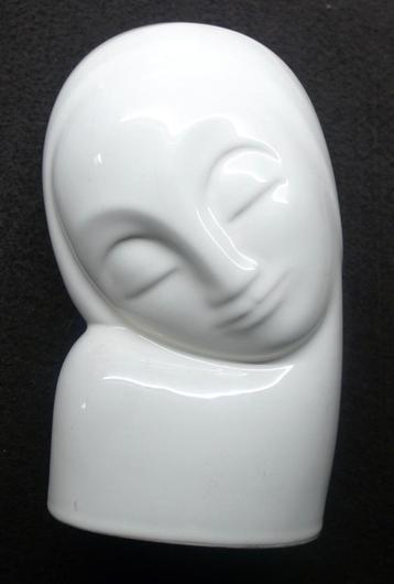 Jules Vermeire 1930 gesigneerd vormstuk buste vrouw beschikbaar voor biedingen