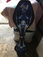 Mooie blauw zwart witte waveboard, Sport en Fitness, Skateboarden, Ophalen of Verzenden, Zo goed als nieuw, Waveboard