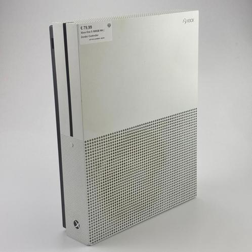 Xbox One S 500GB Wit | Zonder Controller, Spelcomputers en Games, Games | Xbox One, Zo goed als nieuw