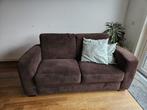 Bruine bank, Huis en Inrichting, Ophalen, Gebruikt, 150 tot 200 cm, Tweepersoons