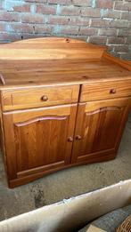 Houten kast met lades en deuren, Ophalen, Gebruikt, 50 tot 100 cm, Minder dan 100 cm