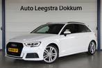 Audi A3 Sportback 35 TFSI CoD S-Line Black Optic | Trekhaak, 4 cilinders, 150 pk, Leder en Stof, Wit