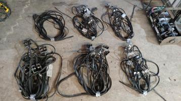 3x loopkat en kabels voor kettingtakel
