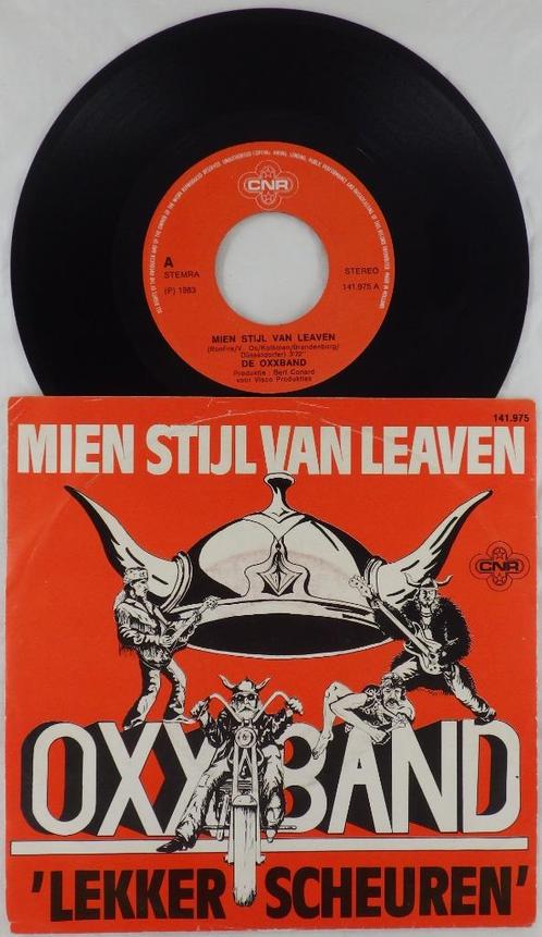 VINYL SINGLE DE OXX BAND – MIEN STIJL VAN LEAVEN, Cd's en Dvd's, Vinyl Singles, Gebruikt, Single, Nederlandstalig, 7 inch, Ophalen of Verzenden