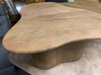 2 delig salontafel set organische vorm massief mango hout, Ophalen, Nieuw, 50 tot 100 cm, Overige vormen