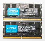Crucial DDR5 RAM 64GB Kit (2x32GB) 5600MHz SODIMM, Ophalen of Verzenden, Zo goed als nieuw, DDR5, 64 GB