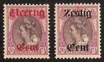 Nederland NVPH nr 102/3 ongebruikt Hulpuitgifte 1919, Postzegels en Munten, Postzegels | Nederland, Verzenden, T/m 1940, Postfris