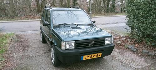 Fiat Panda 1.1 IE Selecta AUT E2 1994 Blauw, Auto's, Fiat, Particulier, Panda, Dakrails, Lichtmetalen velgen, Metallic lak, Benzine