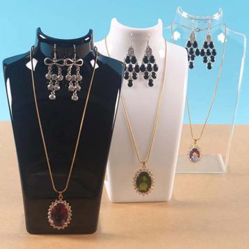 Ketting Display Buste / Opberg Rek Sieraden Kettingen Buste beschikbaar voor biedingen
