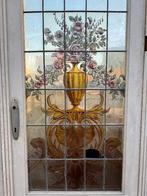 Set 3- delige Barok glas in koper deuren 260x216cm., Ophalen