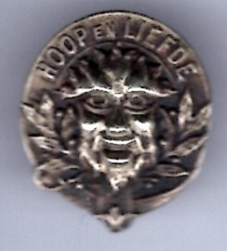 Hoop en Liefde zilverkleurig knoopsgat speldje ( A_094 ), Verzamelen, Speldjes, Pins en Buttons, Zo goed als nieuw, Speldje of Pin