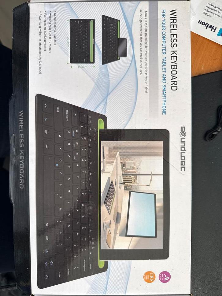 Soundlogic Draadloos Toetsenbord - Nieuw!, Computers en Software, Toetsenborden, Nieuw, Qwerty, Draadloos, Ophalen of Verzenden