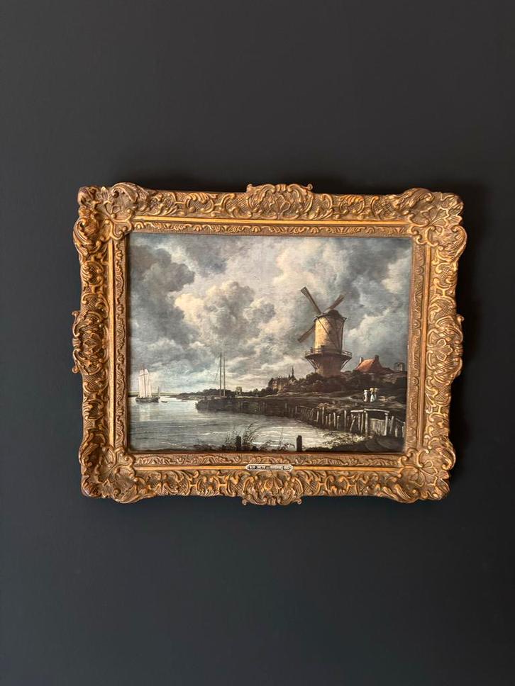 Jacob van Ruisdael Schilderij - Molenlandschap, Antiek en Kunst, Kunst | Schilderijen | Klassiek, Ophalen of Verzenden