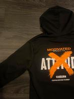 Attitude zwart oranje unisex trui, Ophalen of Verzenden, Zo goed als nieuw, Maat 36 (S), Zwart