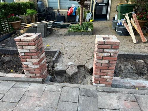 Metselstenen roodkleurig, Doe-het-zelf en Verbouw, Metselstenen, Nieuw, Bakstenen, Ophalen